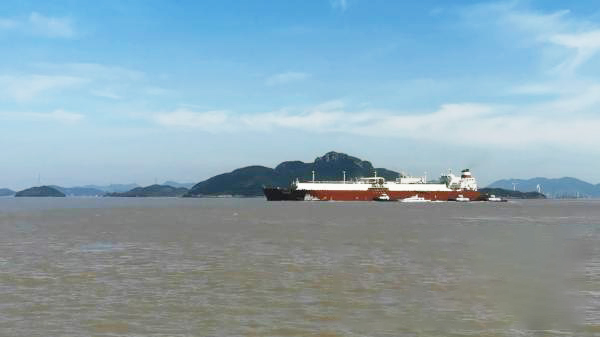 Ningbo, 500. LNG gemisinin gelişiyle 50,9 milyar metrekare doğal gaz aldı