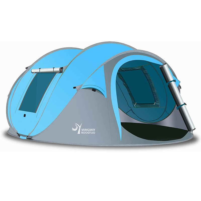 Pop Up Dome Çadır Anında Kamp Çadırı Katlanır Instrustion