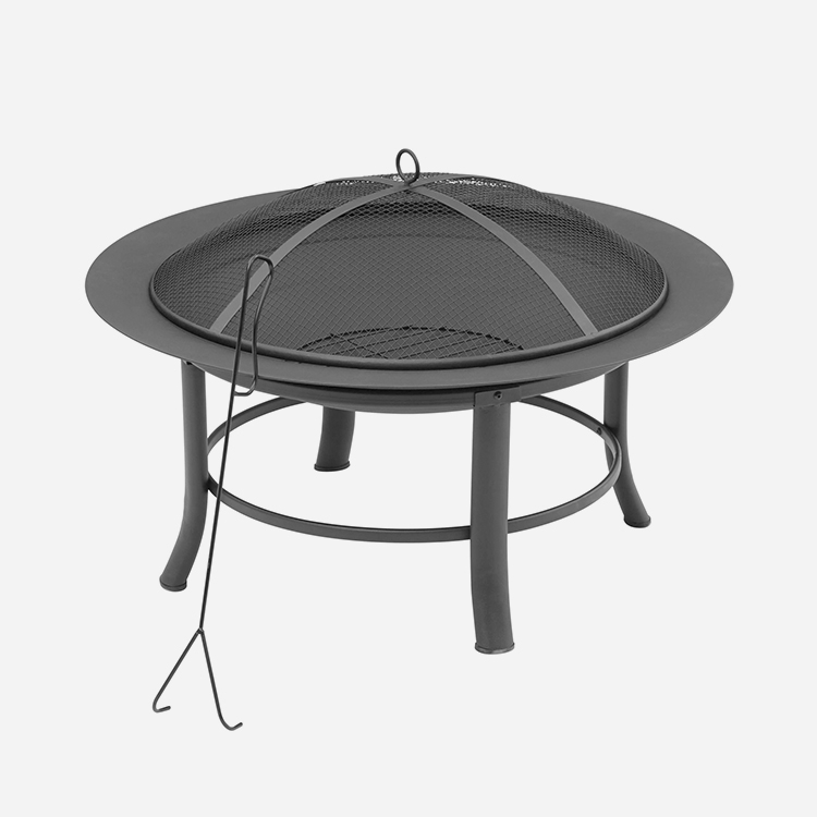 28 '' Yuvarlak Ahşap Yanan Veranda Kase Ateş Bowl