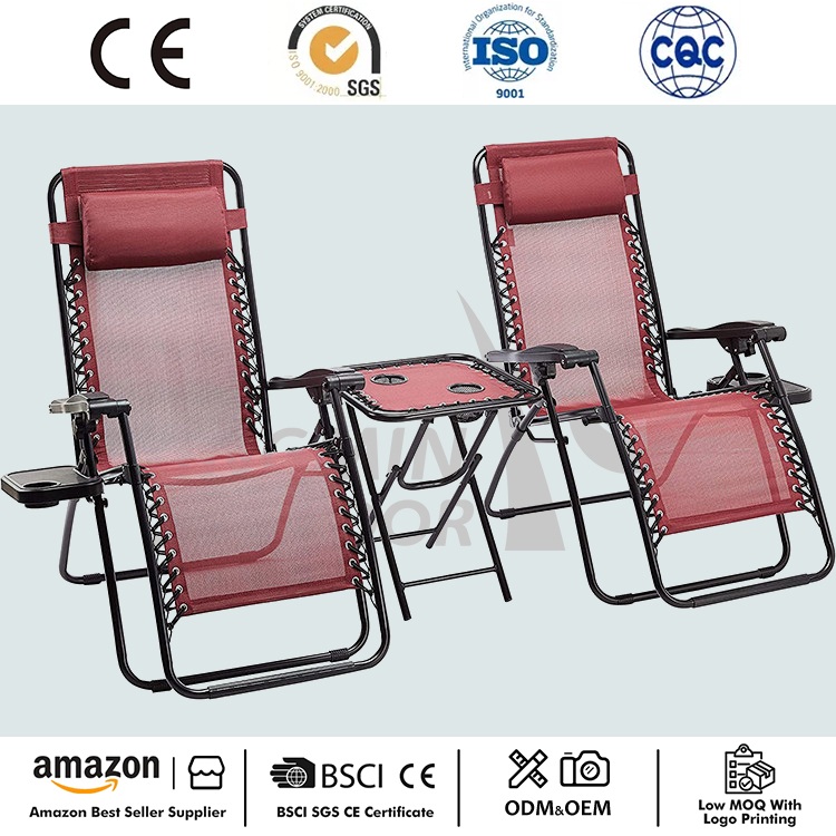 3 Parça Zero Gravity Sandalye Recliner