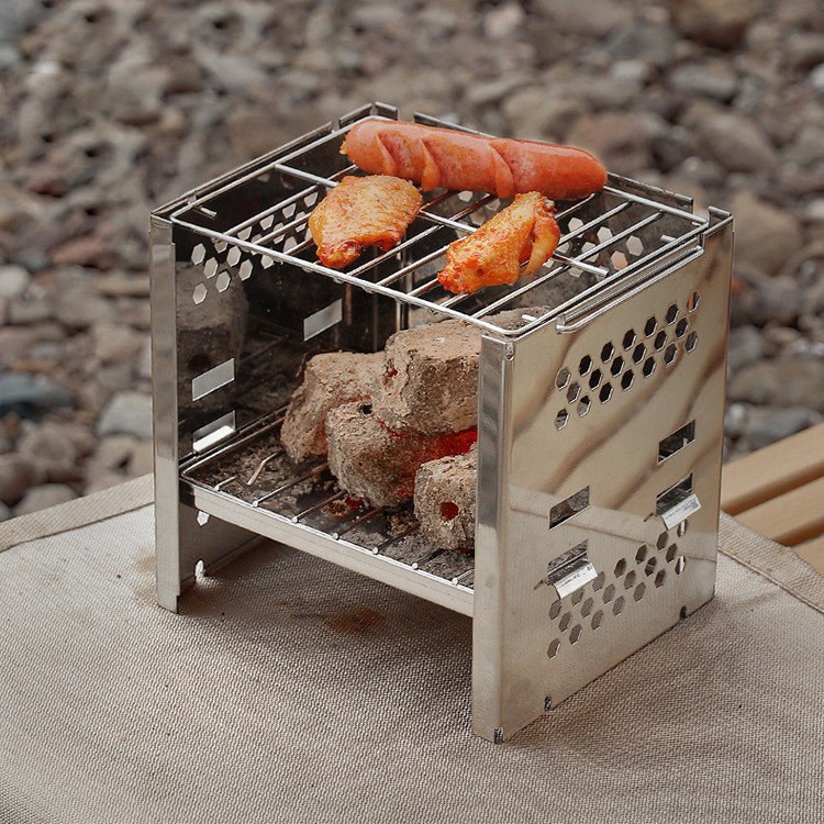 Kamp barbekü sobası brülör