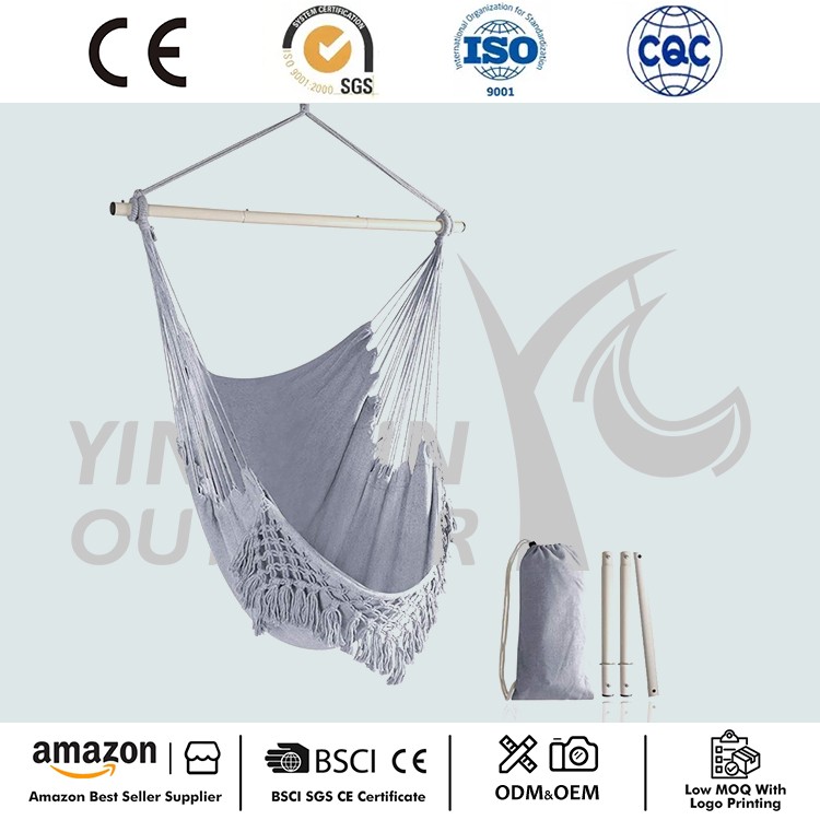 Asılı Salıncak Püsküllü Hamak Sandalye