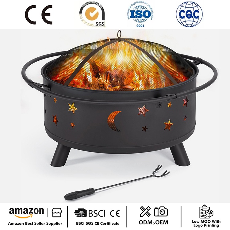 Açık hava 30 '' yuvarlak ateş çukuru