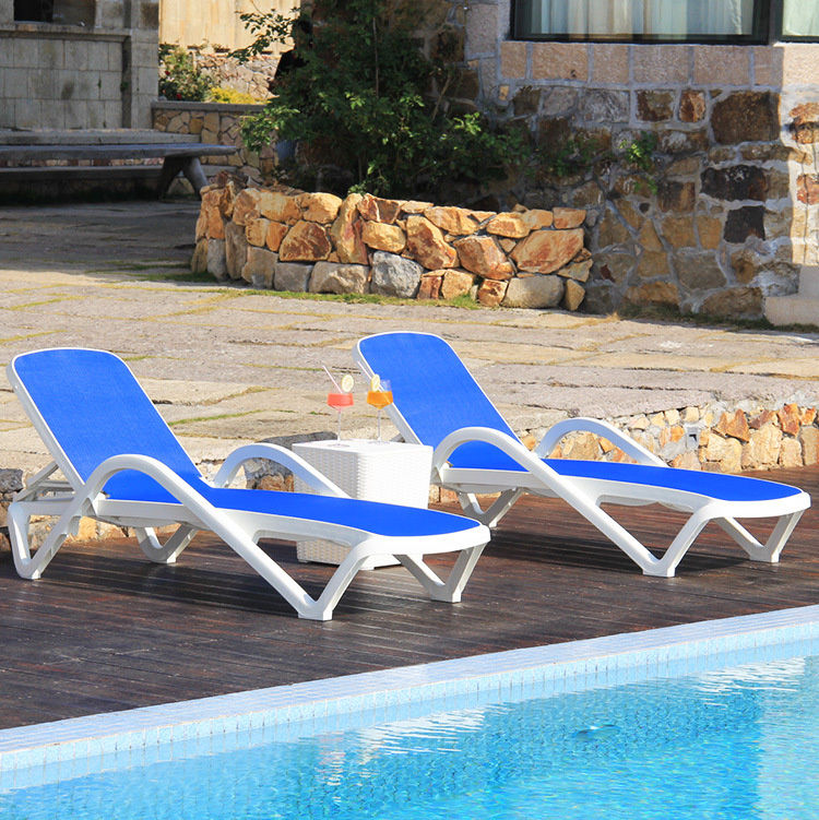 Beş konumlu şezlong veranda salonu sandalye