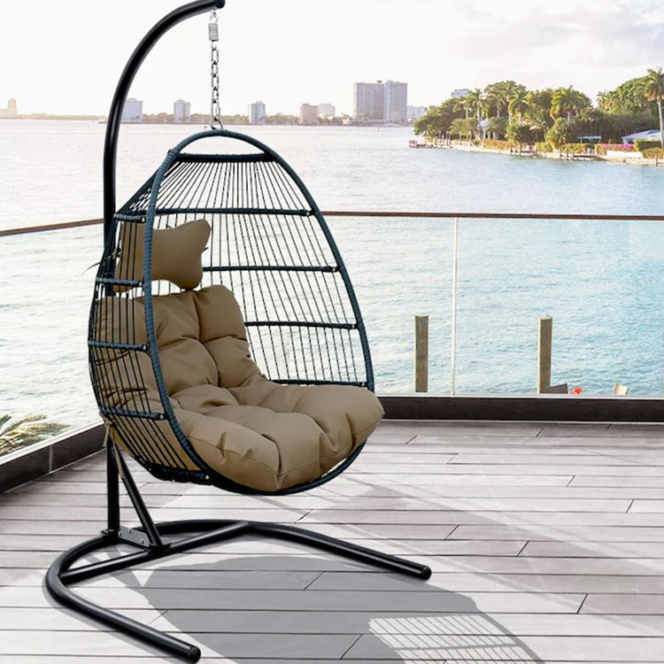 Rattan Yumurta Salıncak Sandalye